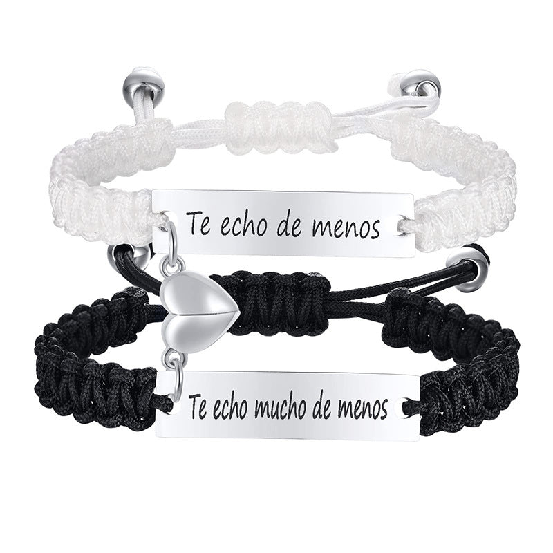 Skanto | Magnetic Couple Braided Bracelets