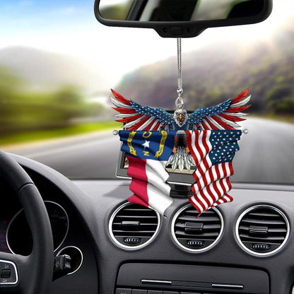 Skanto | Eagle Flag Hanging Ornament for Car