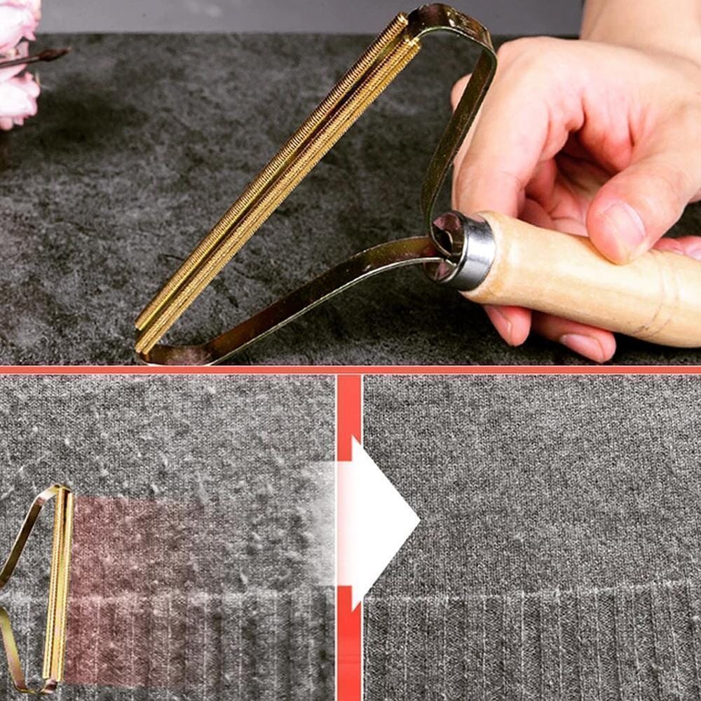 Portable lint shaver