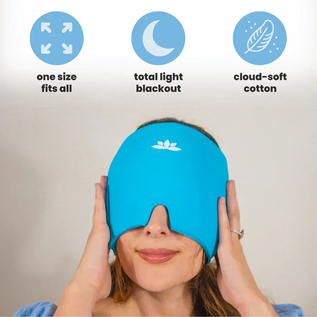 HeadRelax Warm-Cold Therapy Mask – Relieves Migraine & Headaches instantly | Brehn