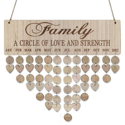 Skanto | Wooden Calendar Board