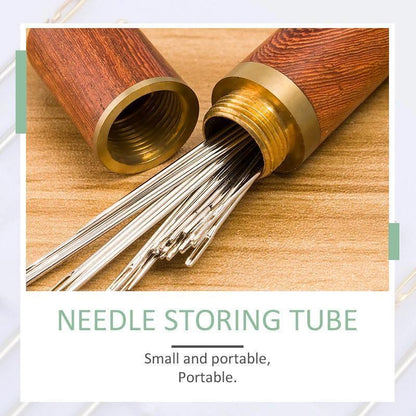 Self-threading needles