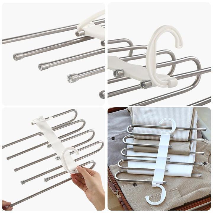 Space-saving multiple trousers hanger clothes hanger | Karnz