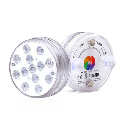 Skanto | Underwater LED Light with Remote Control – RGB Multicolor Pool Lighting for Baths and Ponds