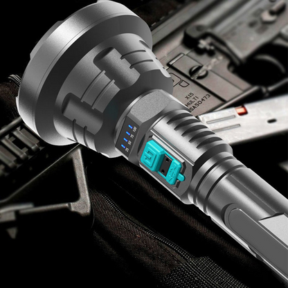 Skanto | 90000LM LED Flashlight – Tactical Spotlight with USB Charging and Super Bright Illumination