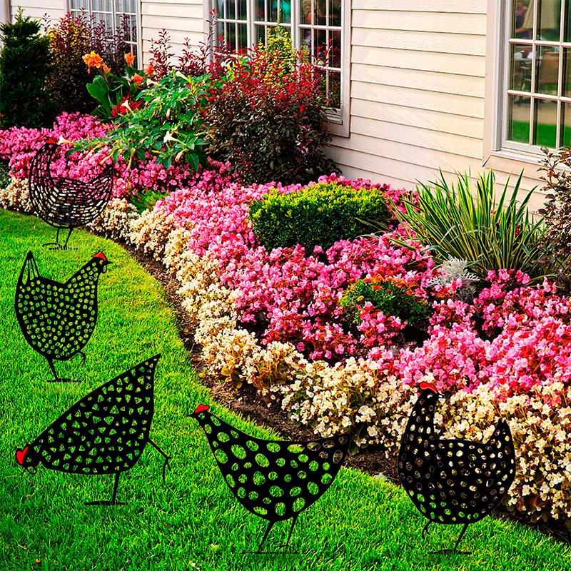 BowLift | Simulated Chicken Ornament for the Garden
