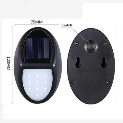 Skanto | Solar LED Wall Light for Outdoors – Weather-Resistant, Energy-Saving, and with Motion Sensor