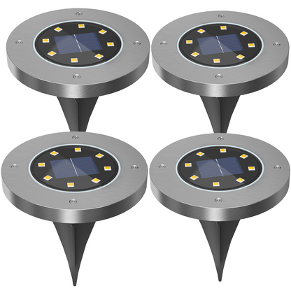 Weatherproof, rechargeable solar lights for outdoor use