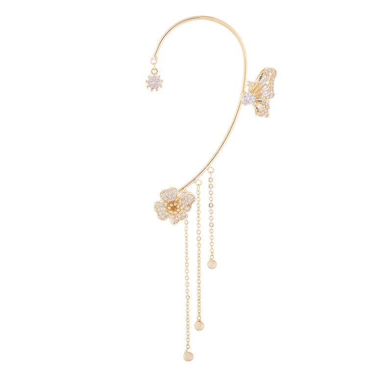 Skanto | Butterfly Flower Rem Style Zircon Earrings