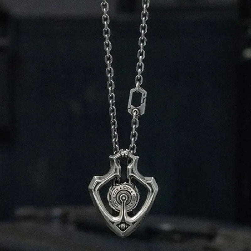 BowLift | Mechanical Rotating Gear Pendant Necklace