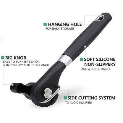 Skanto Stainless Steel Safe Cut Can Opener | Skanto