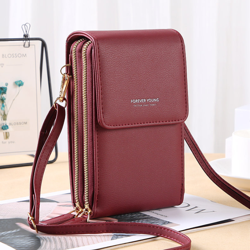 Skanto | Large Capacity Elegant Shoulder Bag with Touchscreen for Phones