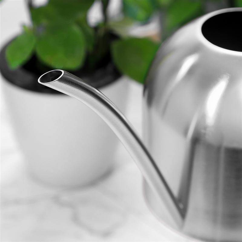 Skanto | Stainless Steel Watering Can with Flexible Neck | Modern Design | Perfect Watering | Won't Rust