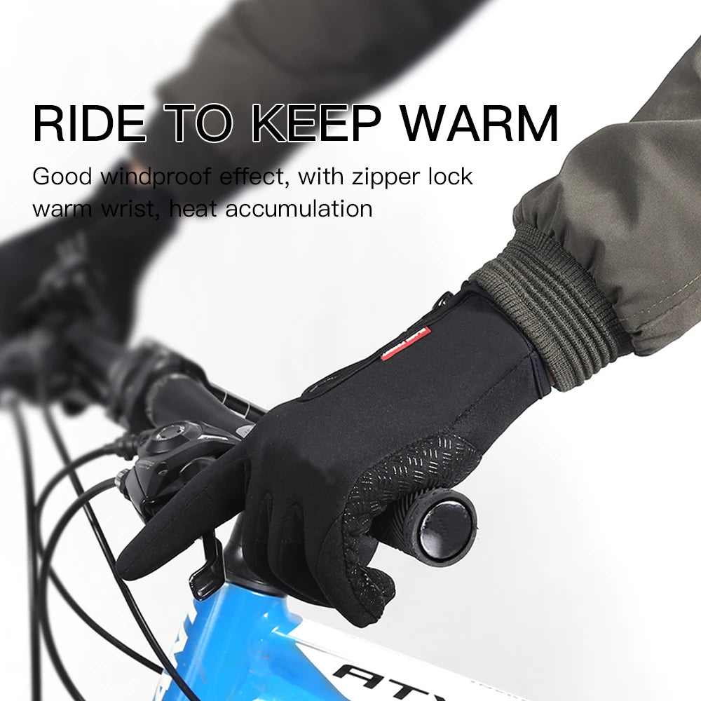 Sandsberg | Winter Gloves for Cycling & Skiing | Black