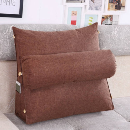 LoungeEase | Backrest Pillow for Reading and TV - Lumbar Support Adjustable Bed Pillow - Comfort Posture - Versatile Use Pillow Bowlift