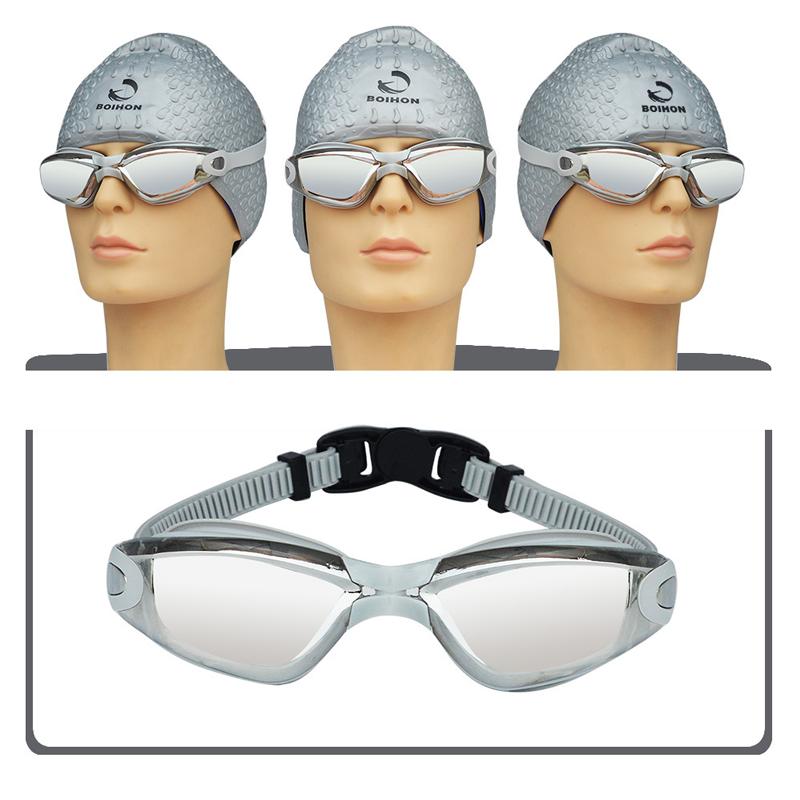 Karnz | Leak-free anti-fog UV protection triathlon swimming goggles