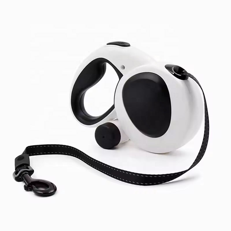 5in1 Reflective Dog Leash with Integrated Flashlight Bowlift