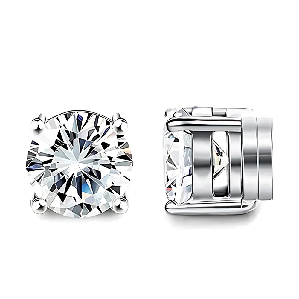Skanto | Premium Unisex Magnetic Crystal Design Stud Earrings