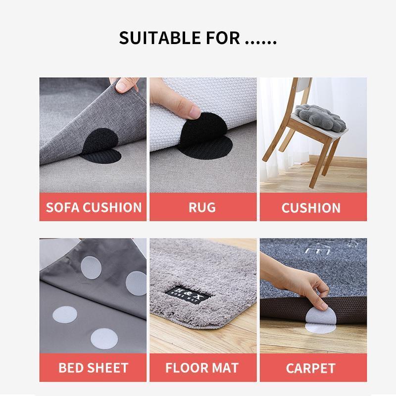 BowLift | Rug Anchors Carpet Non-Slip Hook and Loop（5 pcs/ box）