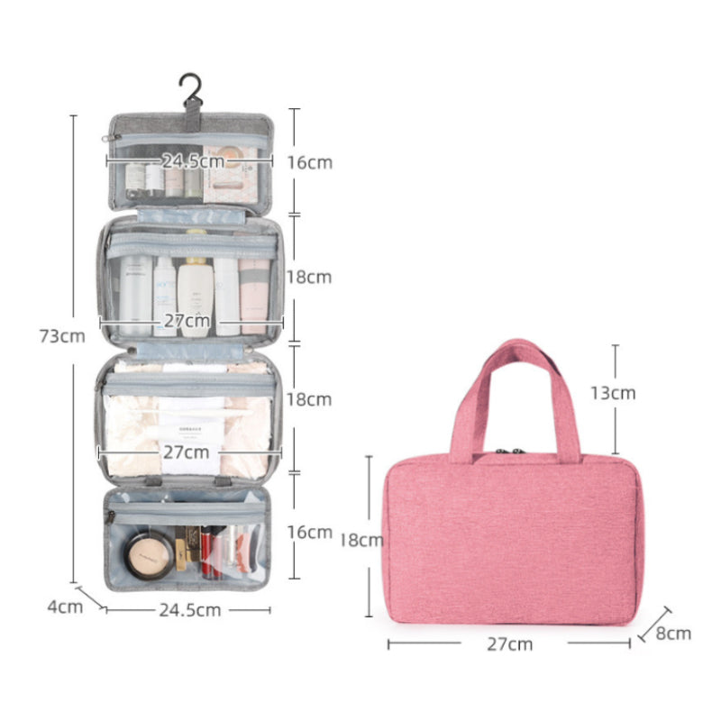 Cosmetics organizer for travel