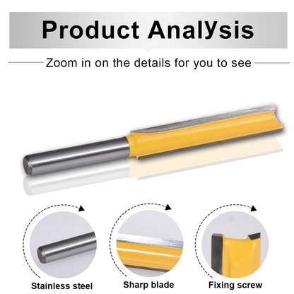 Skanto | 8MM Straight Double Flute Router Bit