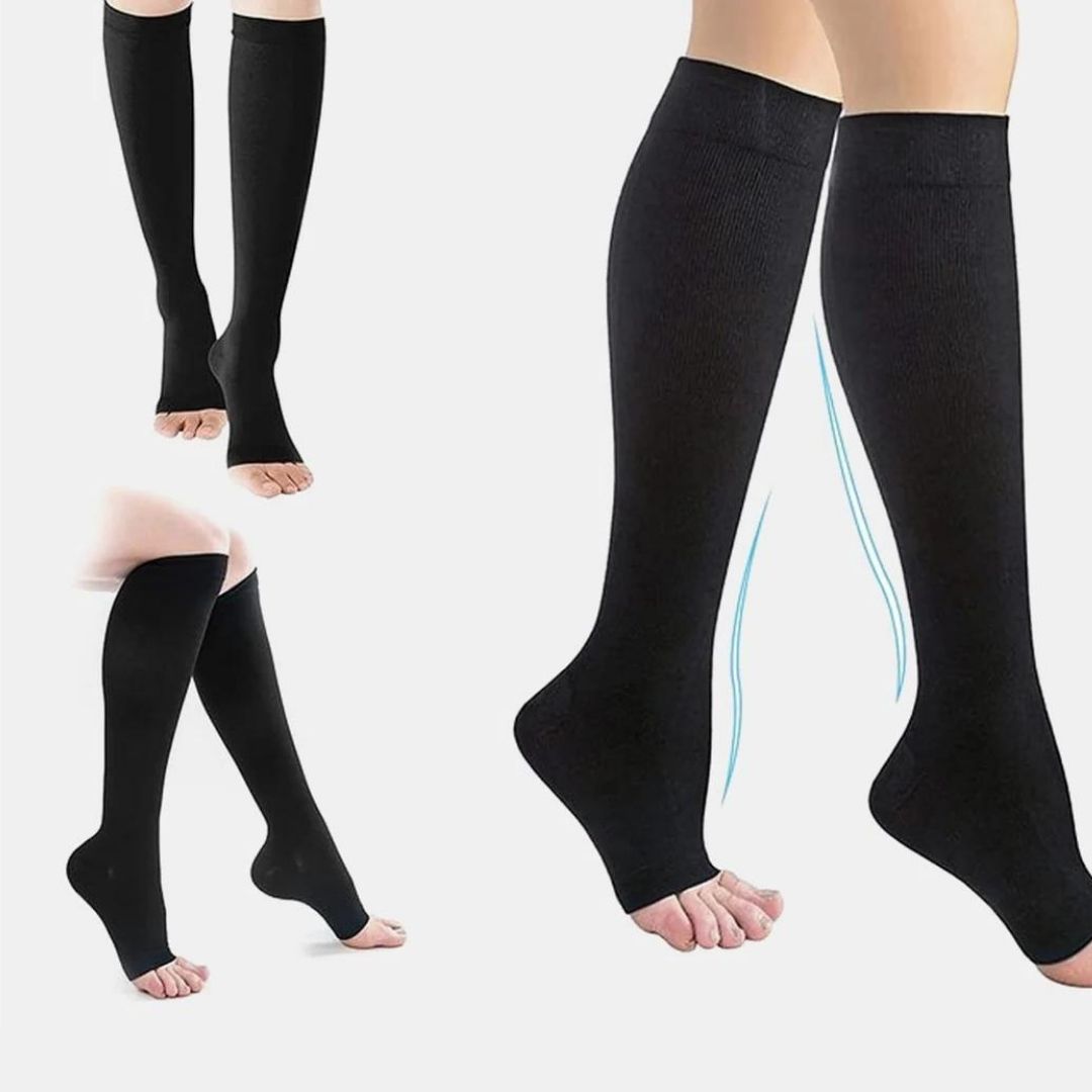 CircuFlex Orthopedic Comfort Compression Stockings | for Improved Blood Circulation - Pain Relief - Reduced Swelling - Varicose Vein Management Bowlift
