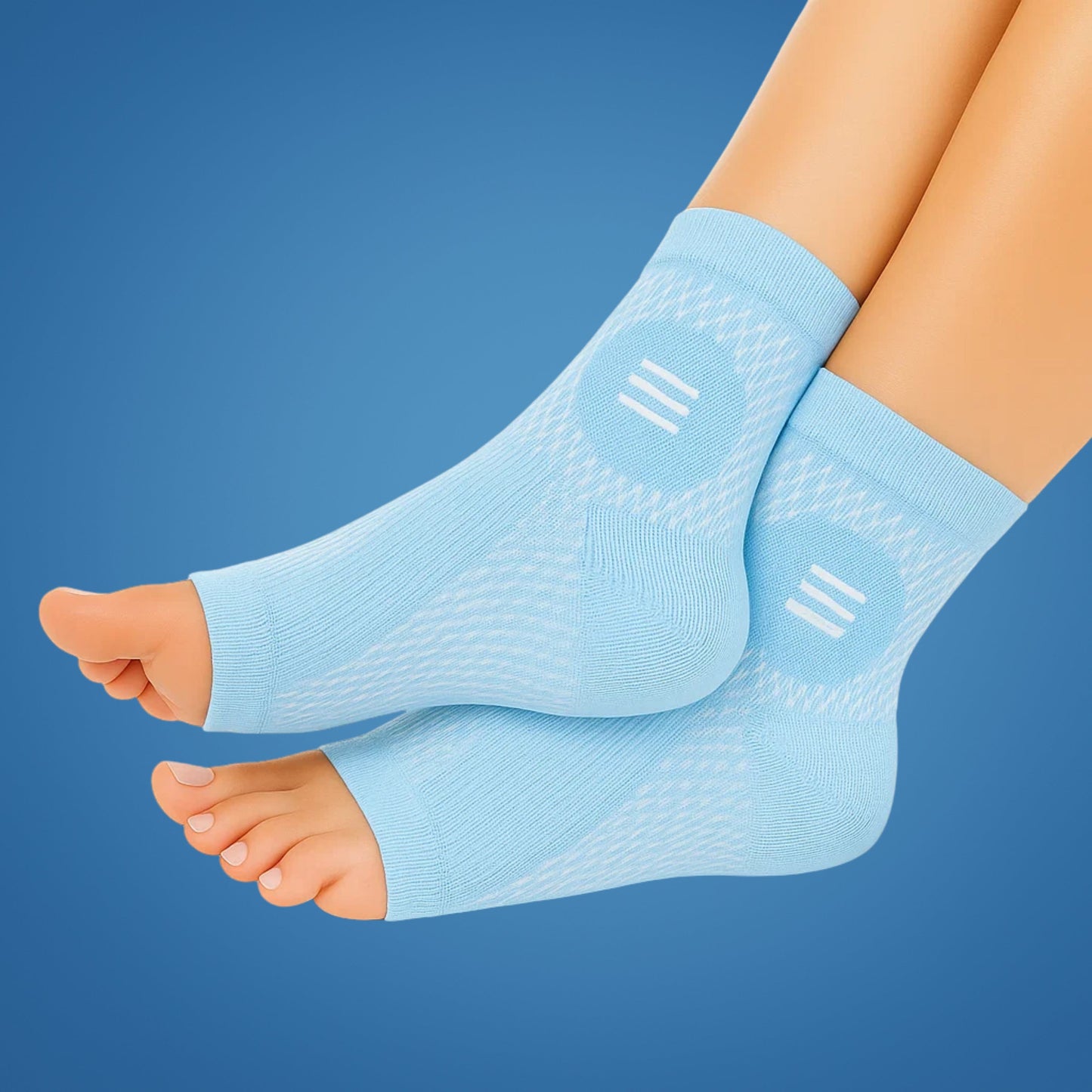 Neurowear | Neuropathy Compression Socks – Graduated 20–31 mmHg – Breathable Toeless Design – All‑Day Relief for Swollen Feet Bowlift