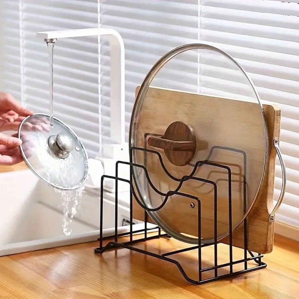 Skanto | Neat Stack Plate and Lid Holder
