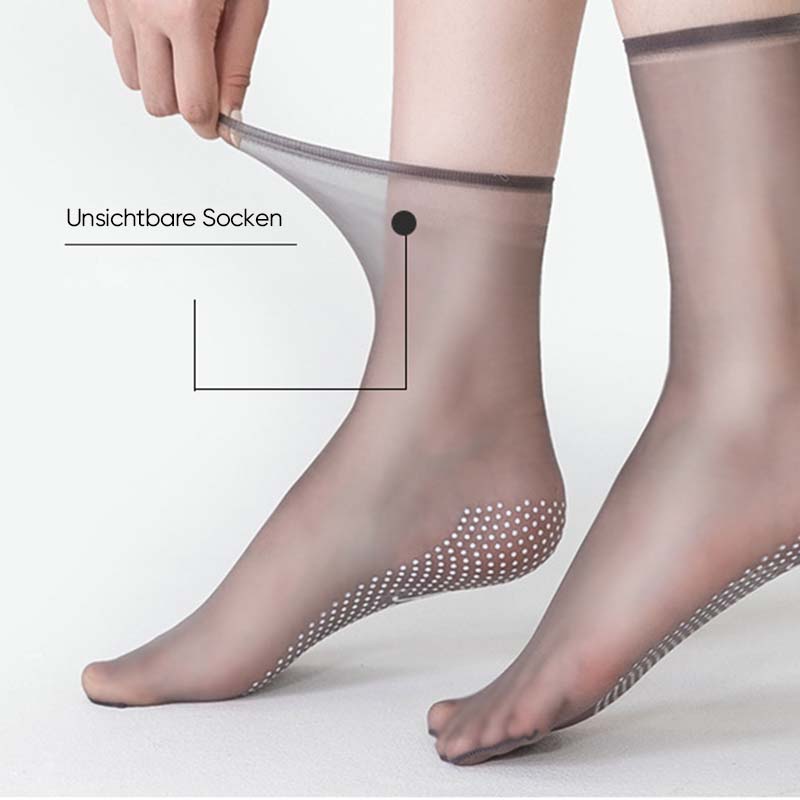 BowLift | Invisible, non-slip crystal silk socks for spring and summer