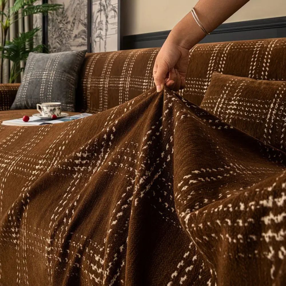Skanto | Chesterfield Plaid Sofa Cover