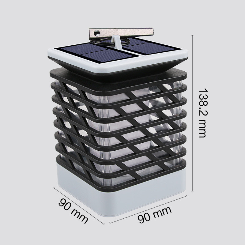 Skanto | Solar-Powered LED Garden Lantern with Ribbed Design – Decorative Outdoor Lighting for Garden