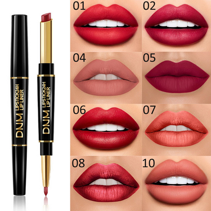 Lip liner and lipstick 2 in 1