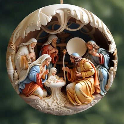 Skanto | Crib Christmas Ornament