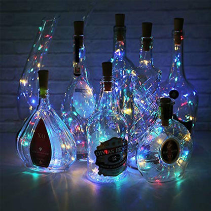 Led Bottle Light Cork Night Light DIY Decor | Bowlift