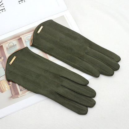 Classic Suede Women's Gloves - SuaveTouch
