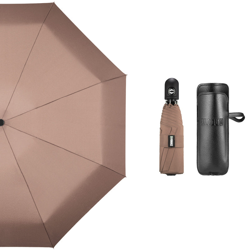 BowLift | Super Portable Auto Open/Close Windproof Umbrella with 12 Ribs, 5-Fold & Ergonomic Handle
