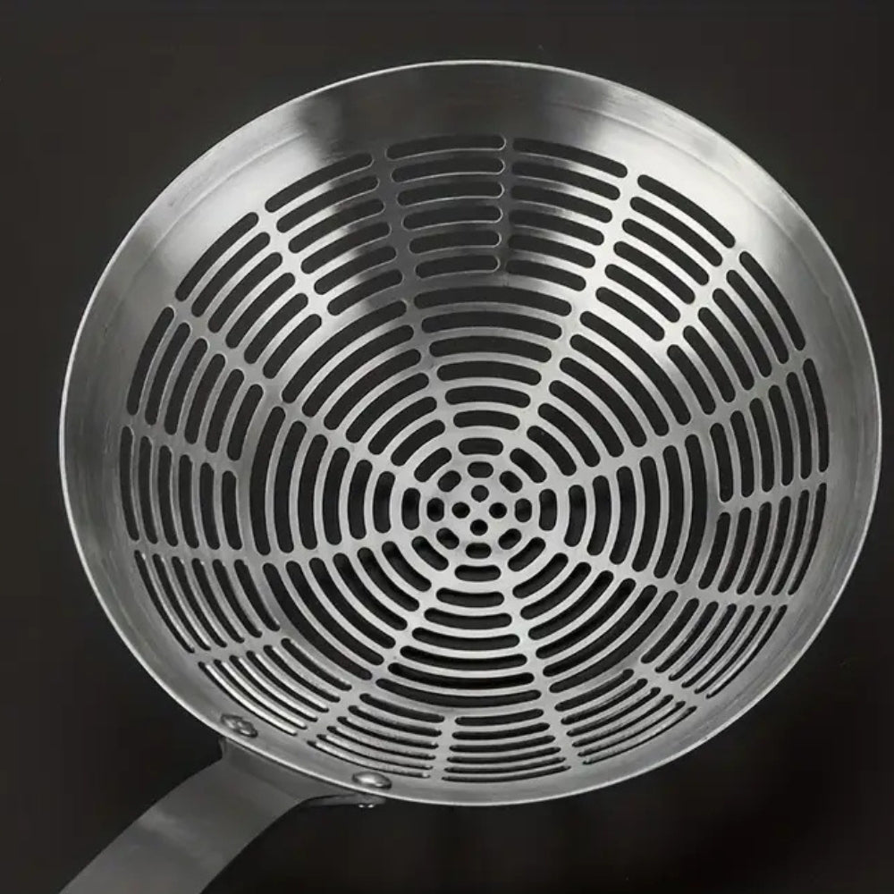 BowLift | Stainless Steel Wooden Strainer Ladle