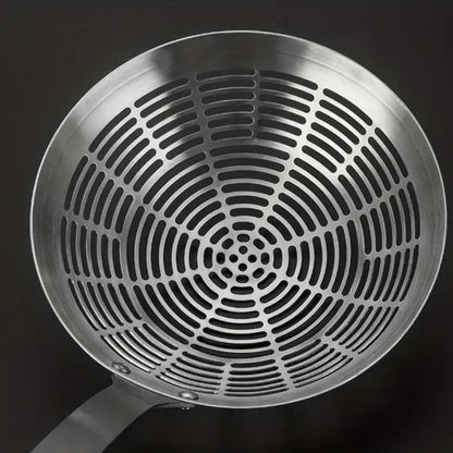 BowLift | Stainless Steel Wooden Strainer Ladle