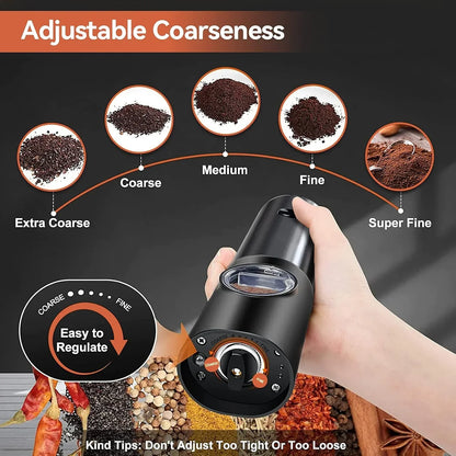 Skanto | Noble Electric Salt and Pepper Grinder with Battery