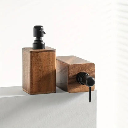 Skanto | Walnut Aura Lotion & Soap Dispenser