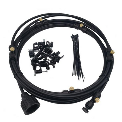 Skanto | Garden Watering System – Drip Irrigation Kit with Adjustable Spray Head and Accessories
