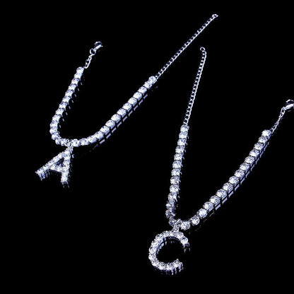 BowLift | Rhinestone Letter Anklet