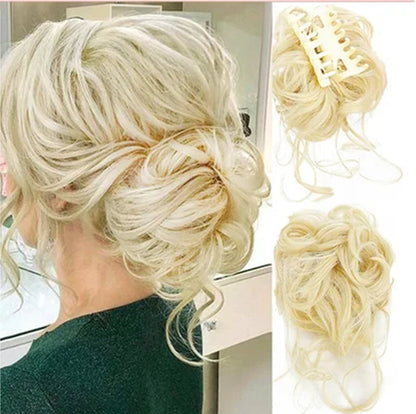Hair bun ponytail with clip | Karnz
