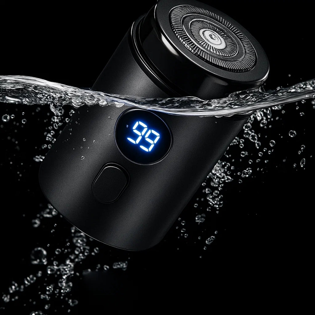 Compact USB Shaver – Waterproof IPX7 – Smooth Portable Grooming for Men with Close Shaving Comfort Skanto
