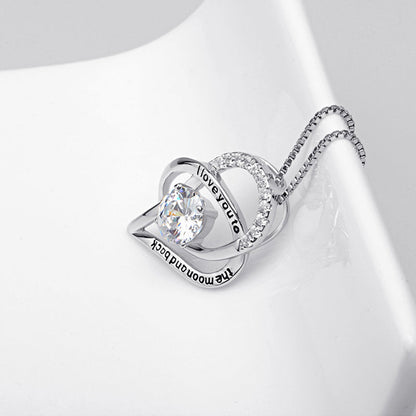 Skanto | Letter Heart Necklace for Mom