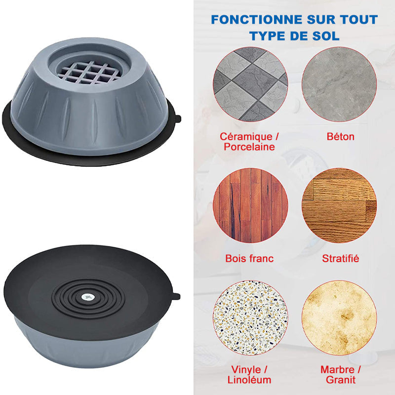 Anti-vibration washing machine support | Kalsten