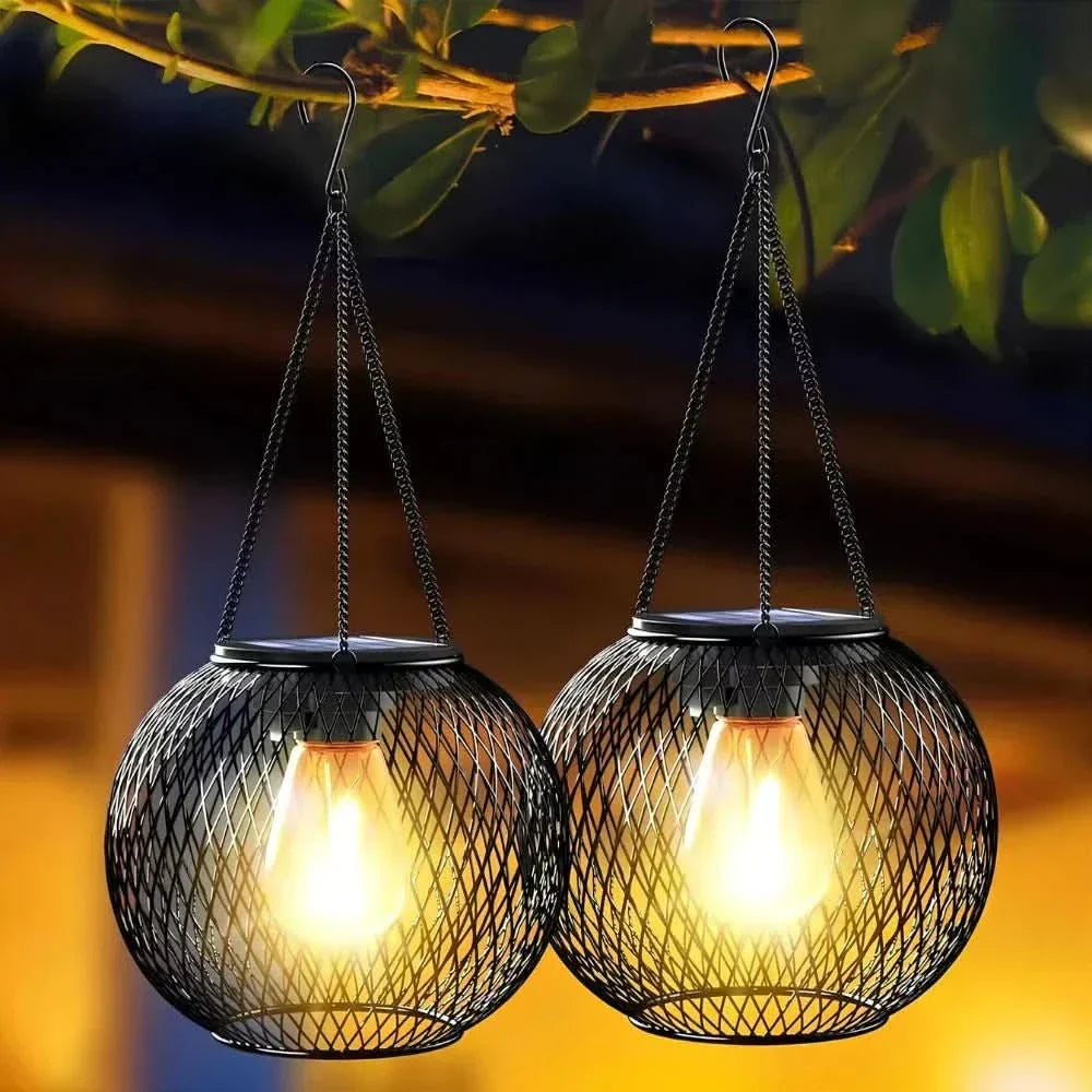 Skanto | Sunny Garden Solar Lantern – Waterproof LED Outdoor Light with Auto Sensor