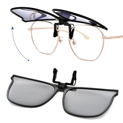 Skanto | New Polarized Clip-On Flip-Up Sunglasses