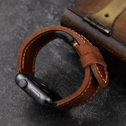 BowLift | Handmade Vintage Leather Apple Watch Band