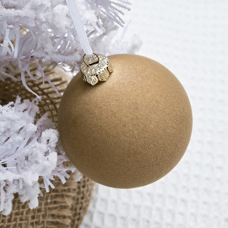 Brehn | Velvet Christmas ornaments. 12 pieces